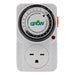 Grow1 240V Single Outlet Mechanical Timer - Green Thumb Depot