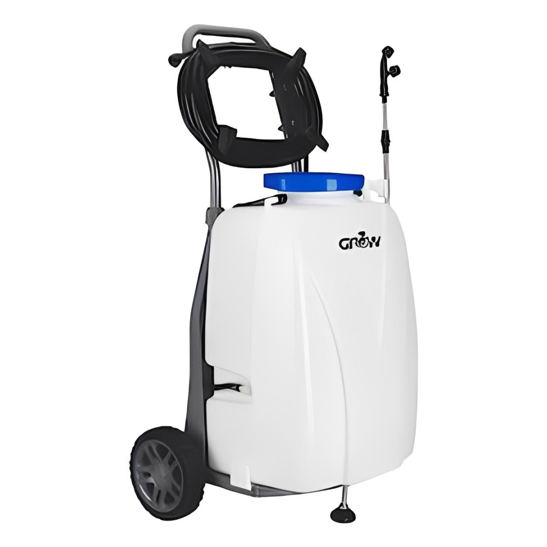 GROW1 CropMate 10.5 Gallon Battery Powered Sprayer w/ Wheels - Green Thumb Depot