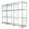 GrowPros Solutions 3-Tier Rolling Rack