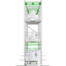 GrowPros Solutions - 3 - Tier Rolling Rack - Green Thumb Depot