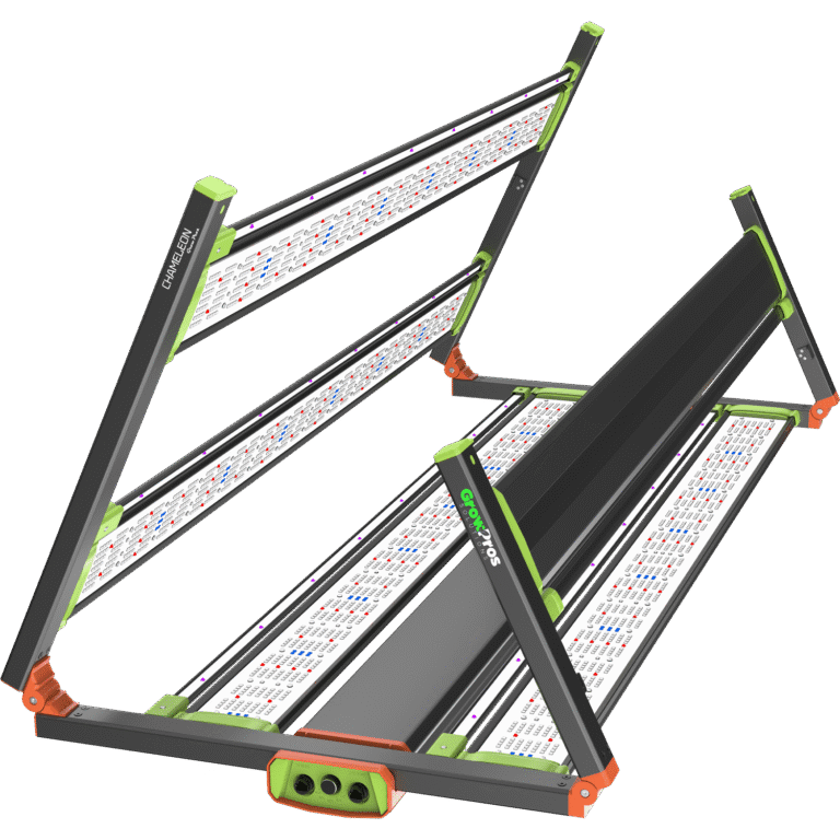 GrowPros Solutions - CHAMELEON 4 Channels Grow Light 5 FT x 5 FT UVA & Full Spectrum & Red & Far Red 660, 830, 1000 Wattage - Green Thumb Depot