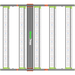 GrowPros Solutions - CHAMELEON 4 Channels Grow Light 5 FT x 5 FT UVA & Full Spectrum & Red & Far Red 660, 830, 1000 Wattage - Green Thumb Depot