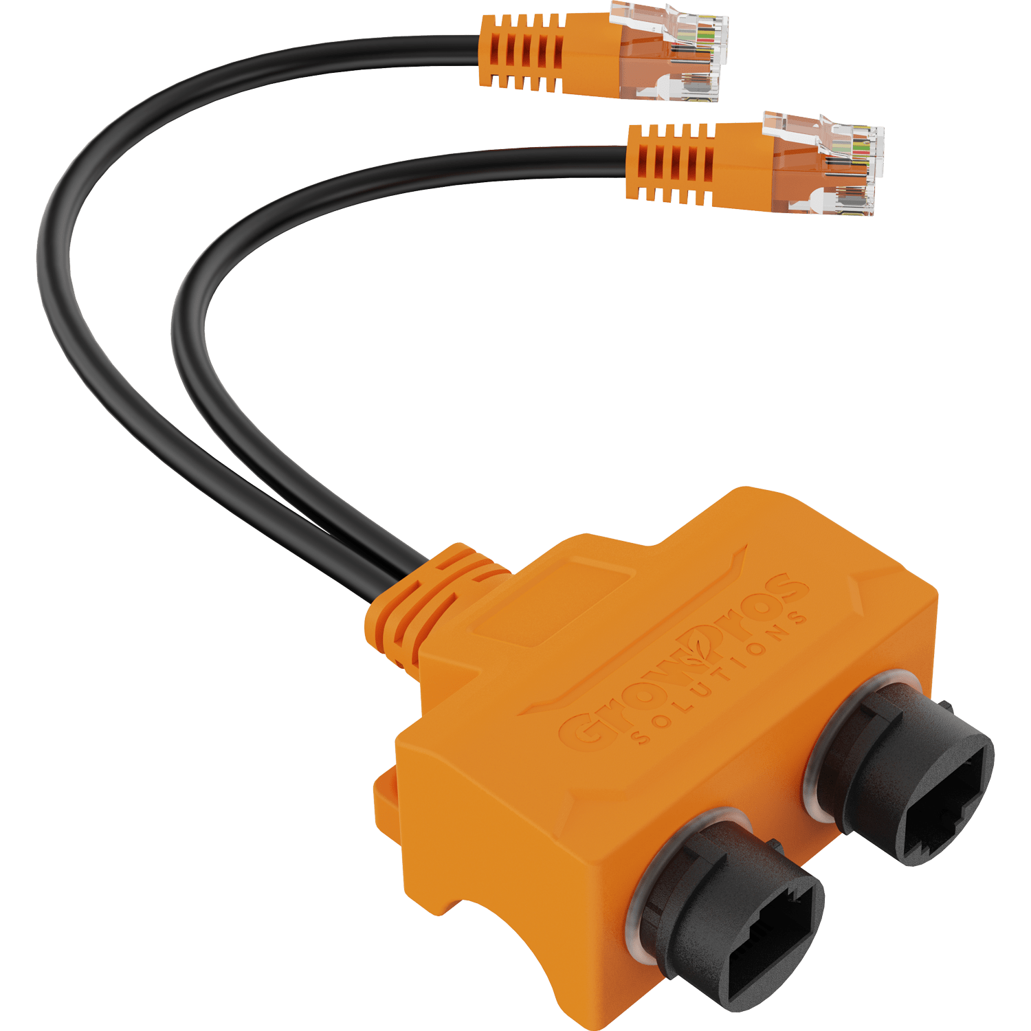 GrowPros Solutions - Data Collector & Splitter For Push - Lock Power Cords - Green Thumb Depot