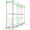 GrowPros Solutions Double-Tier Rolling Rack