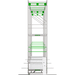GrowPros Solutions - Double - Tier Rolling Rack - Green Thumb Depot