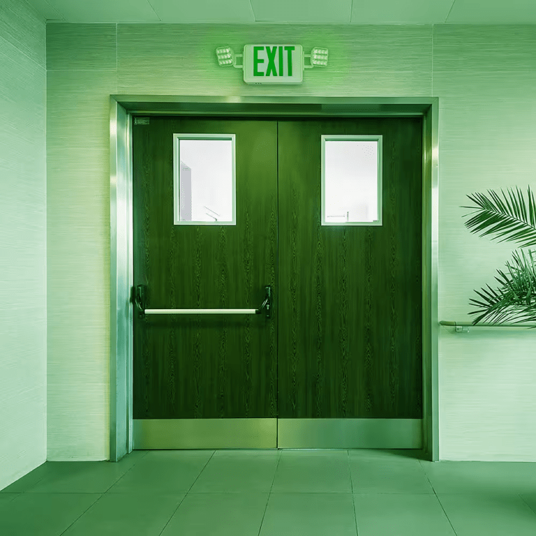 GrowPros Solutions - Exit Green Sign - Green Thumb Depot