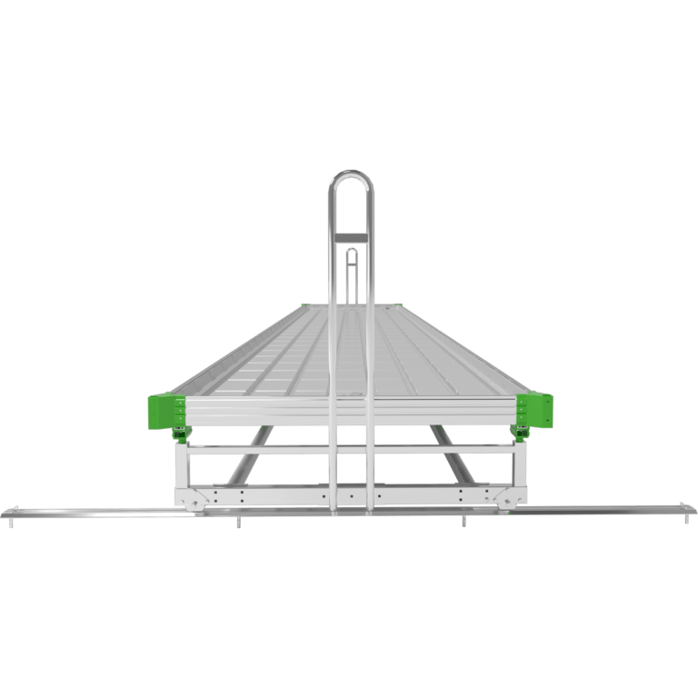 GrowPros Solutions - V - track Rolling Benches - Green Thumb Depot