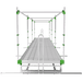 GrowPros Solutions - V - track Rolling Benches - Green Thumb Depot