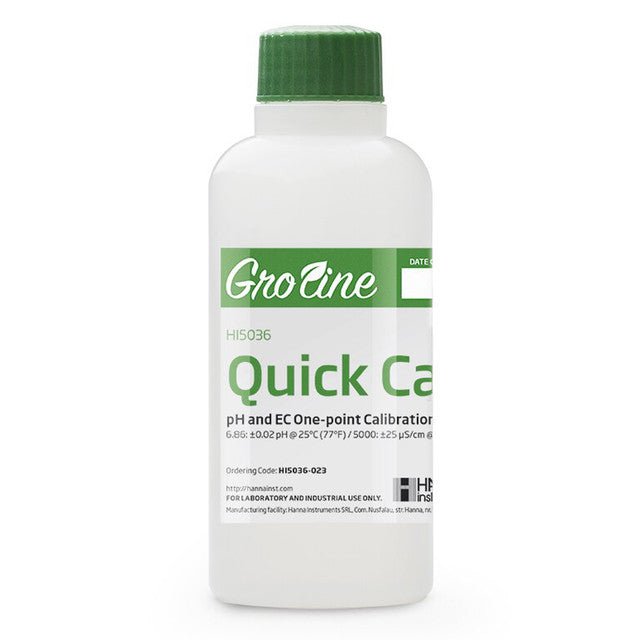 HANNA GroLine Quick Calibration Solution for GroLine pH and EC Meters (120 ml) - Green Thumb Depot