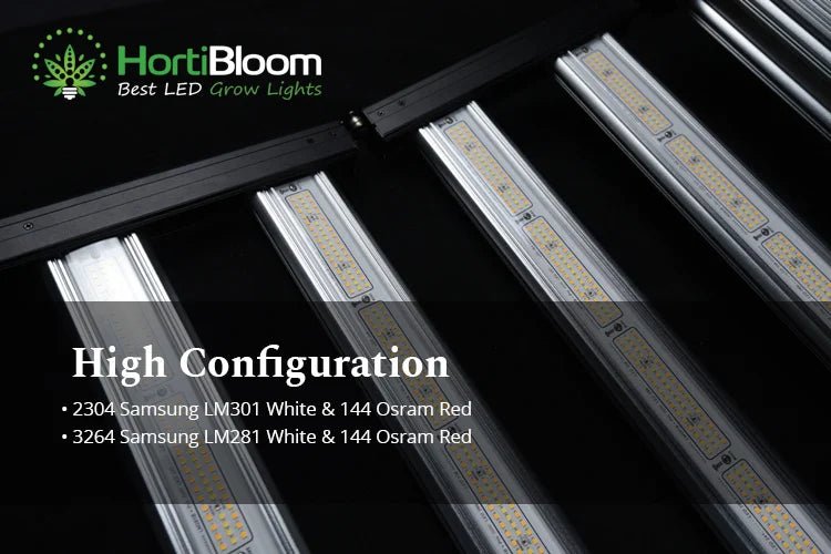 HortiBloom Mega Enfold 720W LED Grow Light - Green Thumb Depot