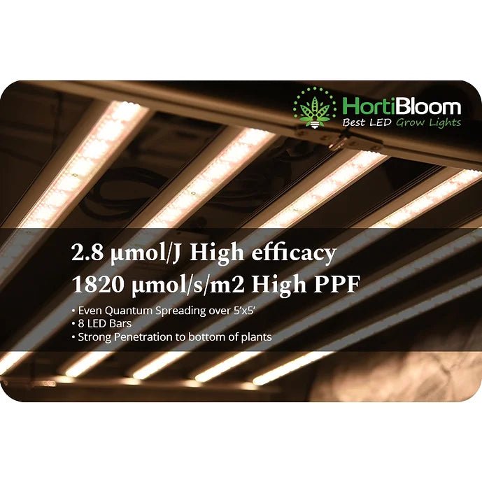 HortiBloom Mega Plus 720W LED Grow Light - Green Thumb Depot