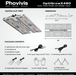 Hortibloom Phovivis OptiGrow X480 440W Full Spectrum LED Grow Light - Green Thumb Depot