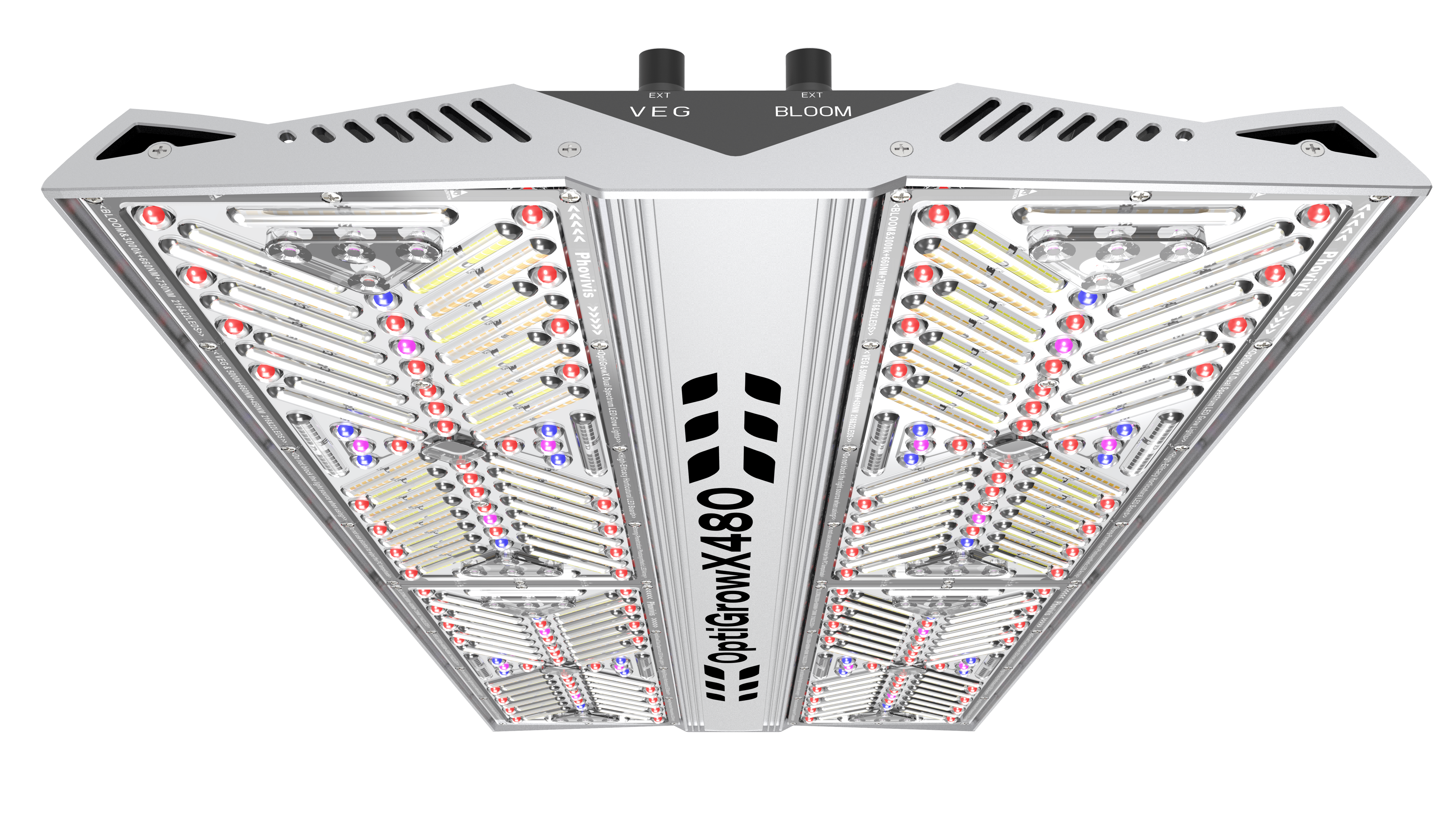 Hortibloom Phovivis OptiGrow X480 440W Full Spectrum LED Grow Light - Green Thumb Depot