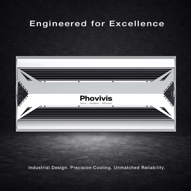 Hortibloom Phovivis OptiGrow X480 440W Full Spectrum LED Grow Light - Green Thumb Depot