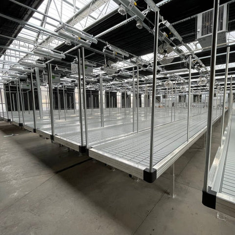 Hortitech 4' Wide Rolling Bench