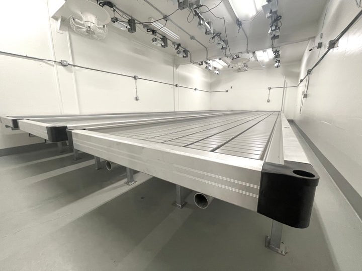 Hortitech 4' Wide Rolling Bench - No Trellis - Green Thumb Depot