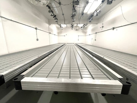 Hortitech 5' Wide Rolling Bench - No Trellis