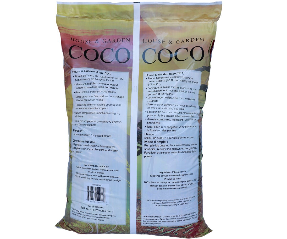 House & Garden Coco, 50 L (1.75 cu ft) - Green Thumb Depot