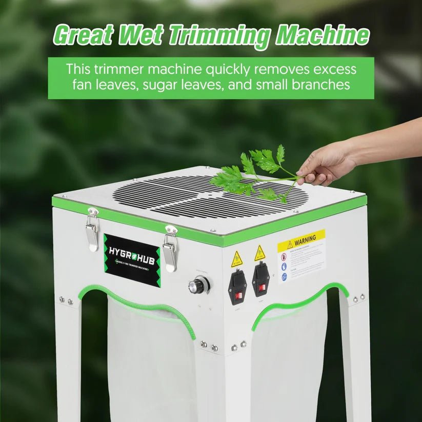 Hygrohub P100 Wet Bud Trimming Leaf Trimming Machine - Green Thumb Depot