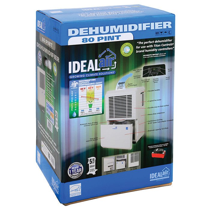 Ideal-Air 50 Pint Dehumidifier - Green Thumb Depot