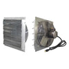 J&D Manufacturing ES Series Shutter Exhaust Fan with 9 ft. Cord