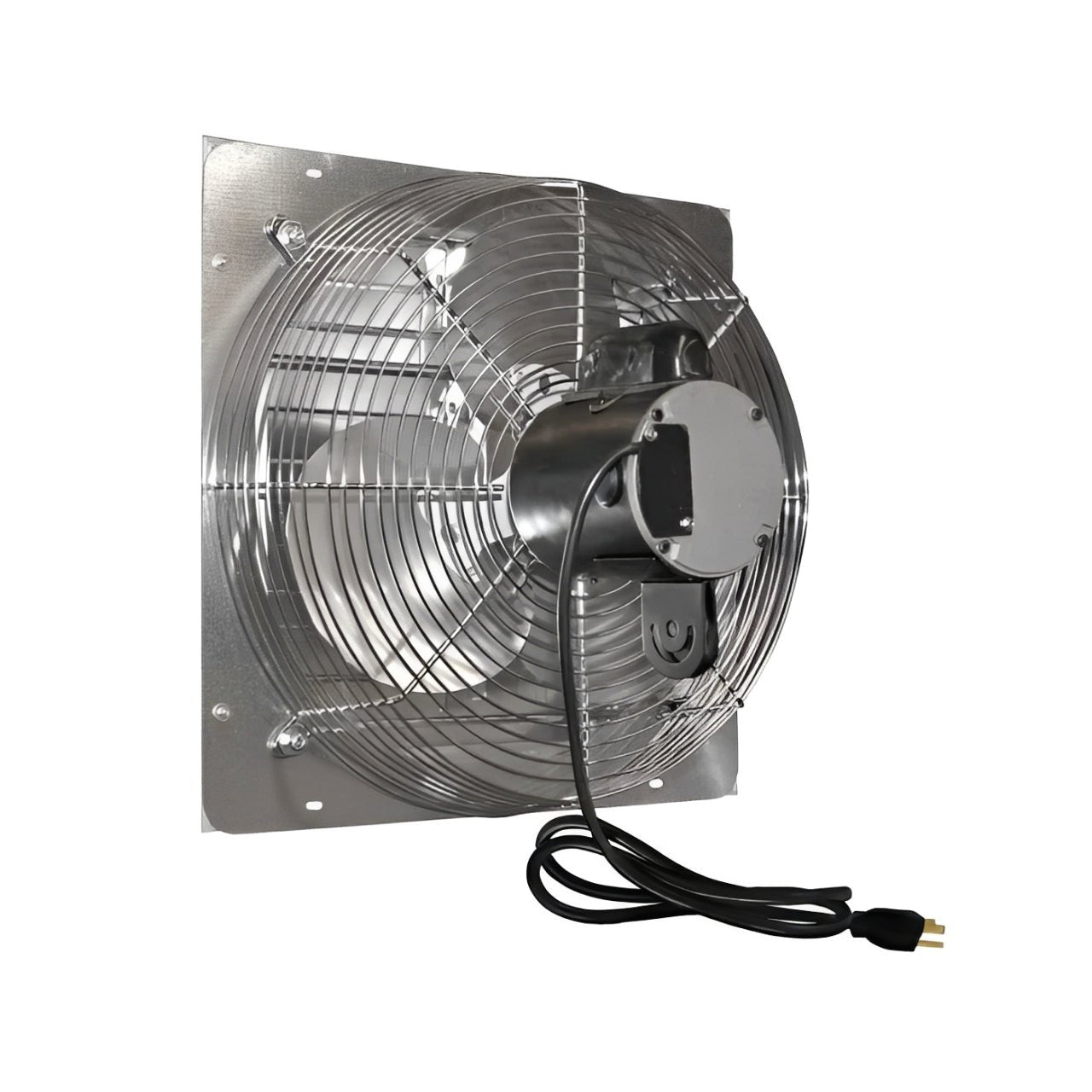 J&D Manufacturing ES Series Shutter Exhaust Fan with 9 ft. Cord - Green Thumb Depot