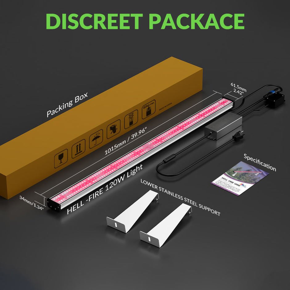 Medic Grow Hell - Fire 120W Under Canopy LED Grow Light - Green Thumb Depot