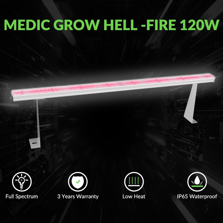 Medic Grow Hell - Fire 120W Under Canopy LED Grow Light - Green Thumb Depot