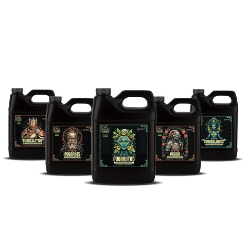 PuurGrow Kit – Complete 5-Part Organic Nutrient System for Soil, Coco & Hydroponics