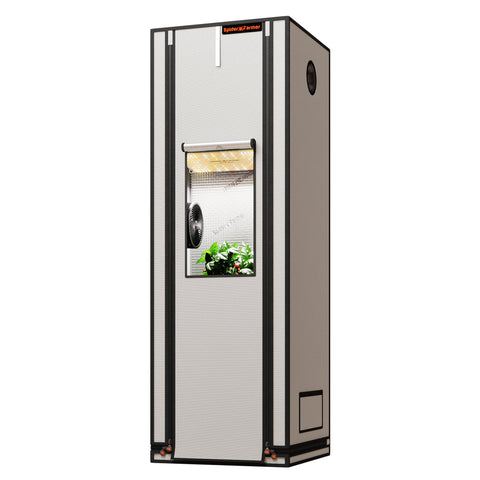 Spider Farmer 2’x2’x6′ 60cm x 60cm x 180cm Pro White Indoor Grow Tent 2000D Oxford Cloth Hydroponics Plant Growing Box