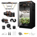 Spider Farmer 3×3′ Complete Grow Tent Kit丨G3000 WiFi & Bluetooth App - Controlled LED Grow Light丨6” Clip Fan丨4” Ventilation System with GGS Controller - Green Thumb Depot