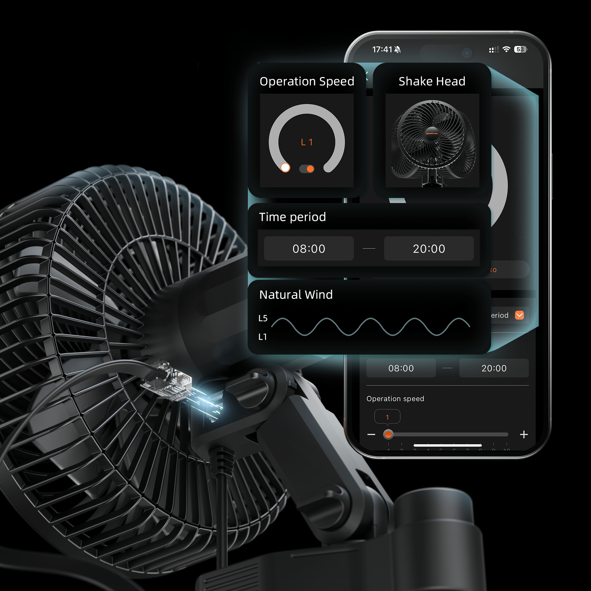 Spider Farmer 6 - inch Clip On Fan for Grow Tents - Green Thumb Depot