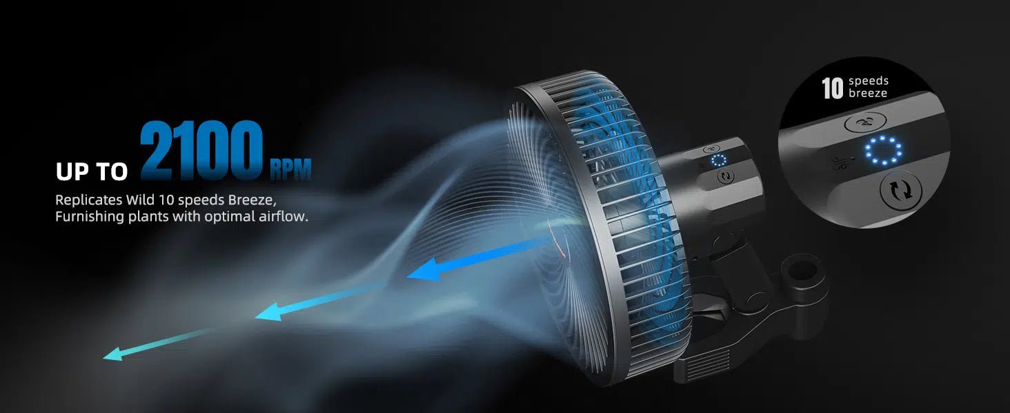 Spider Farmer 6 - inch Clip On Fan for Grow Tents - Green Thumb Depot