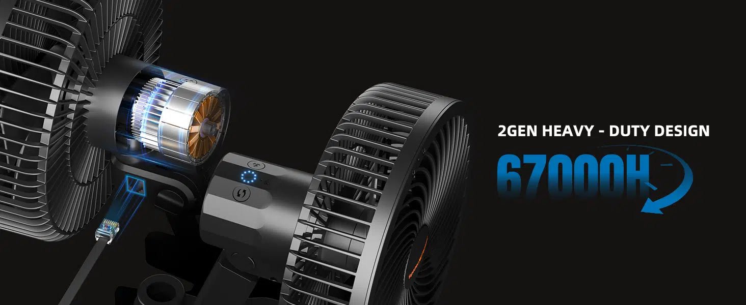 Spider Farmer 6 - inch Clip On Fan for Grow Tents - Green Thumb Depot