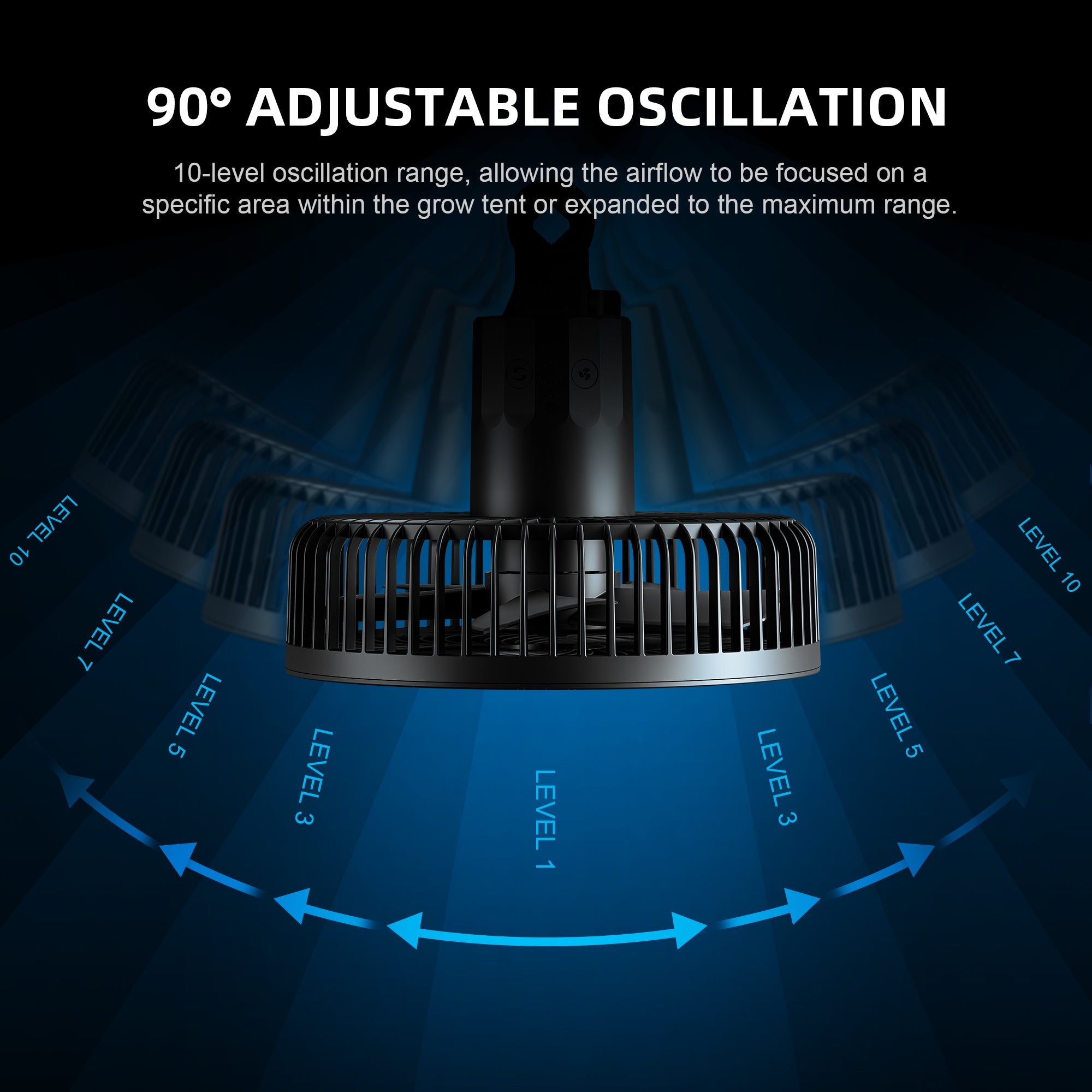 Spider Farmer 6 - inch Clip On Fan for Grow Tents - Green Thumb Depot