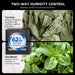 Spider Farmer 62% RH 8g 2 - Way Humidity Control Packs | 10 Packs | Each for Storing 1 oz | Moisture Balance for Herbs, Cigar, Food & Wood Products Fresh Storage | Great for Small Storage Containers, Mason jars - Green Thumb Depot