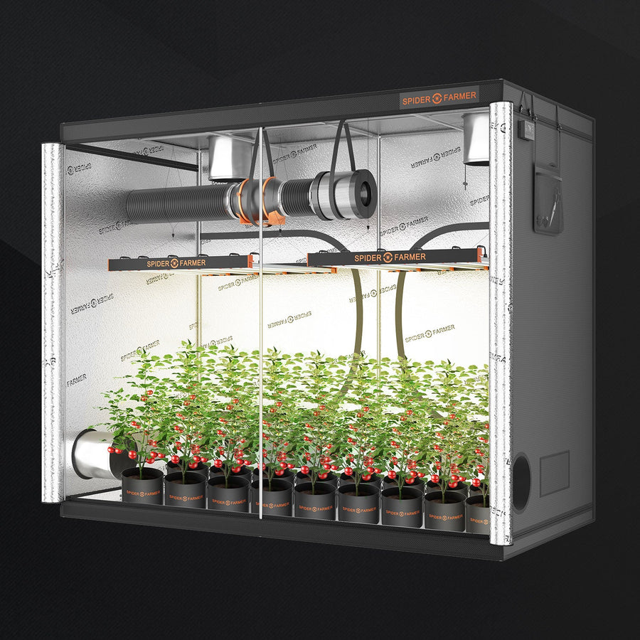 spider farmer grow tent Spider Farmer 8'x4'x6.5′ 240cm x 120cm x 200cm Indoor Grow Tent (Free —  Green Thumb Depot