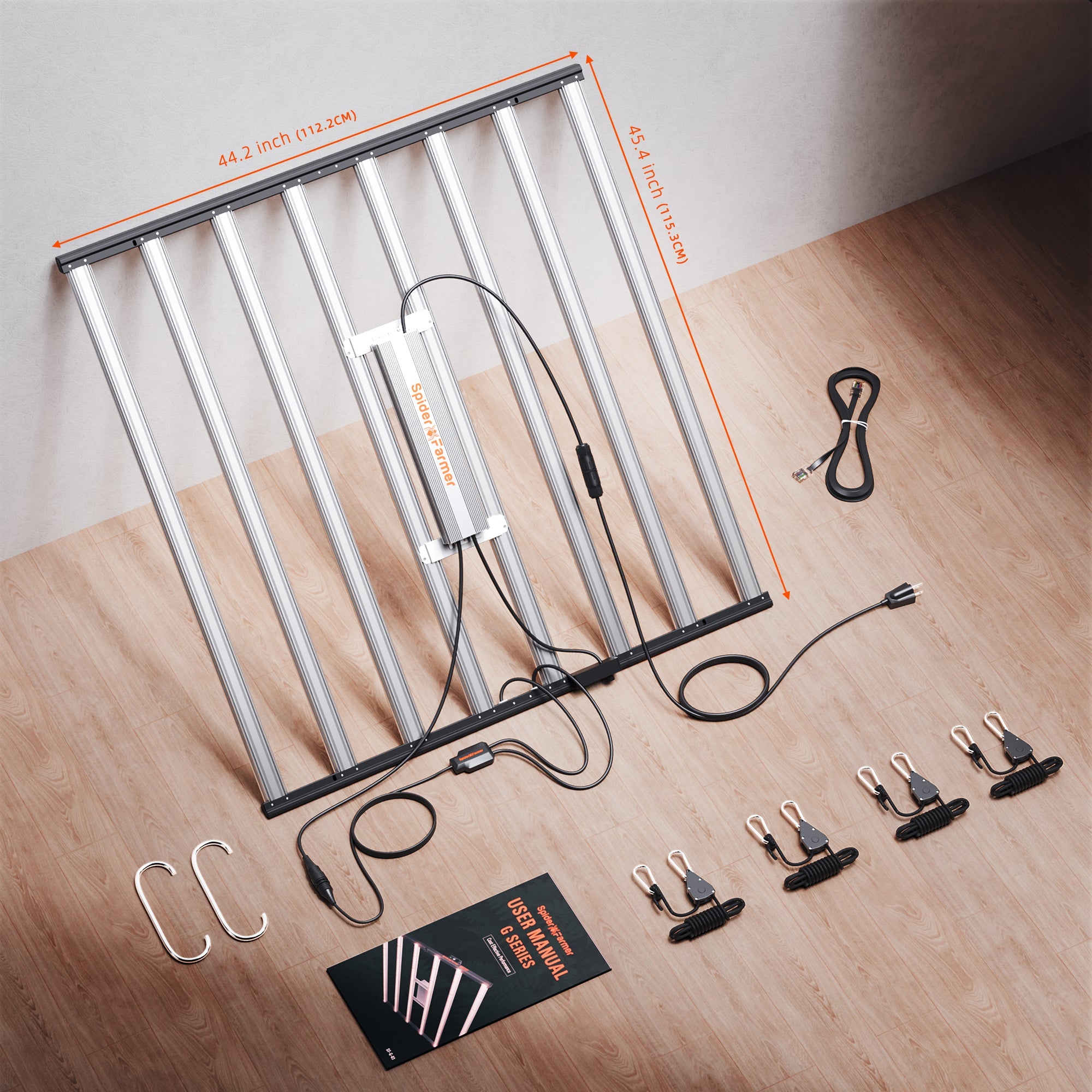 Spider Farmer G1000W WiFi & Bluetooth App - Controlled Dimmable Cost effective Full Spectrum High Yield Commercial LED Grow Light for 5X5 Grow Tent - Green Thumb Depot