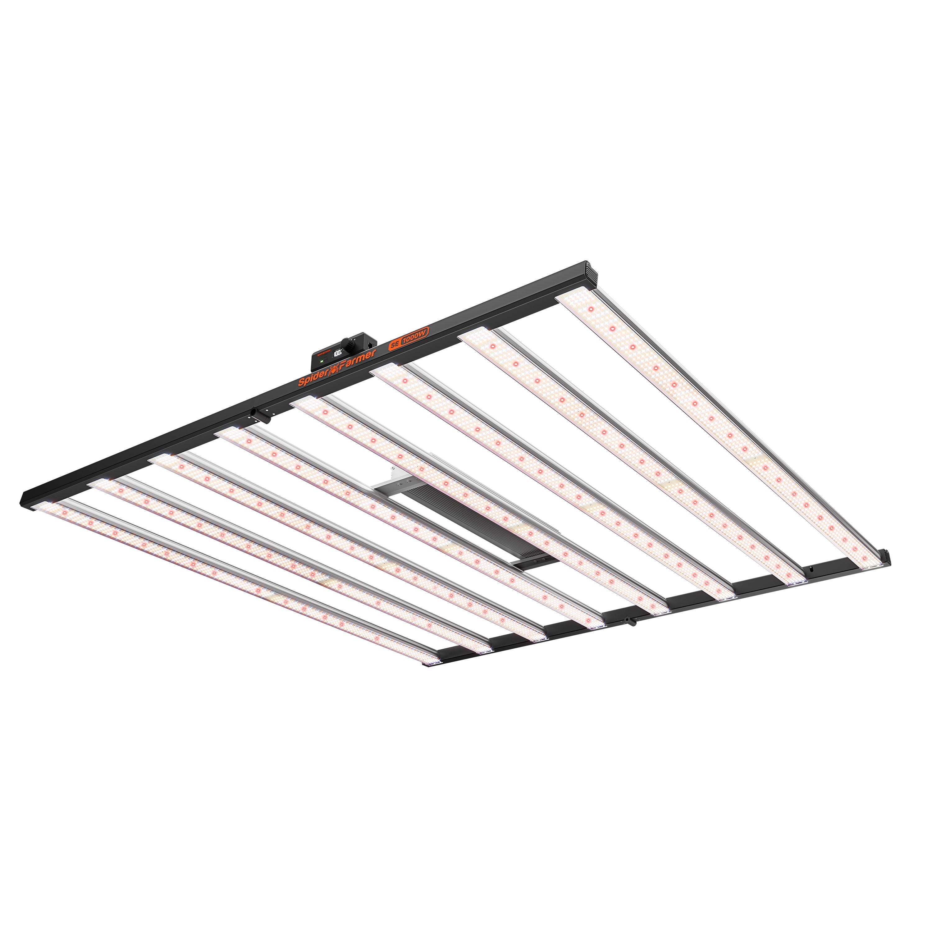 Spider Farmer®SE1000W LED Grow Light Bluetooth & WiFi Smart APP Control Dimmable Commercial Vertical Farming - Green Thumb Depot