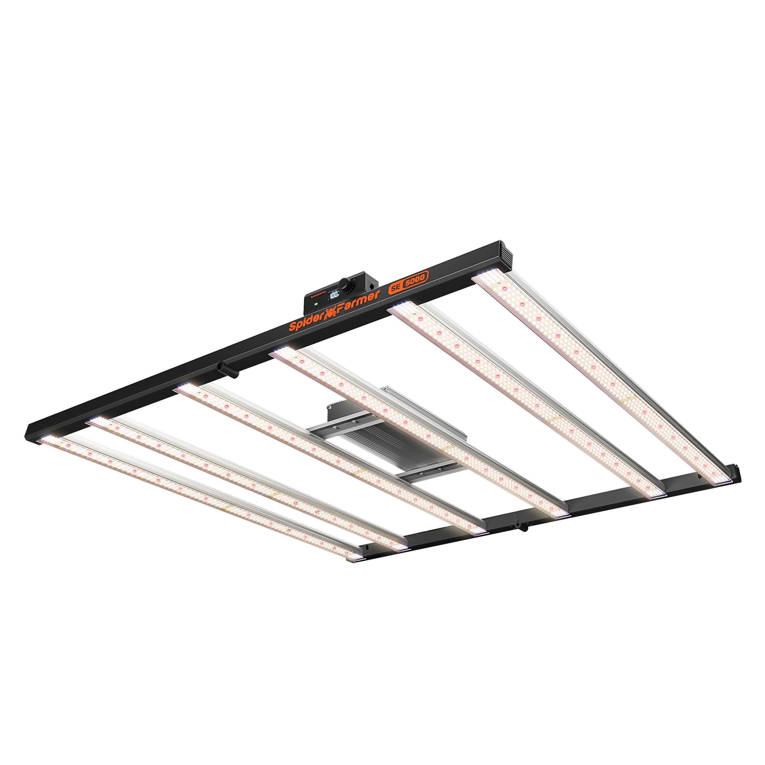 Spider Farmer®SE5000 480W LED Grow Light Dimmable Bluetooth & WiFi Smart APP Control High Yields for 4x4FT Grow Tent - Green Thumb Depot