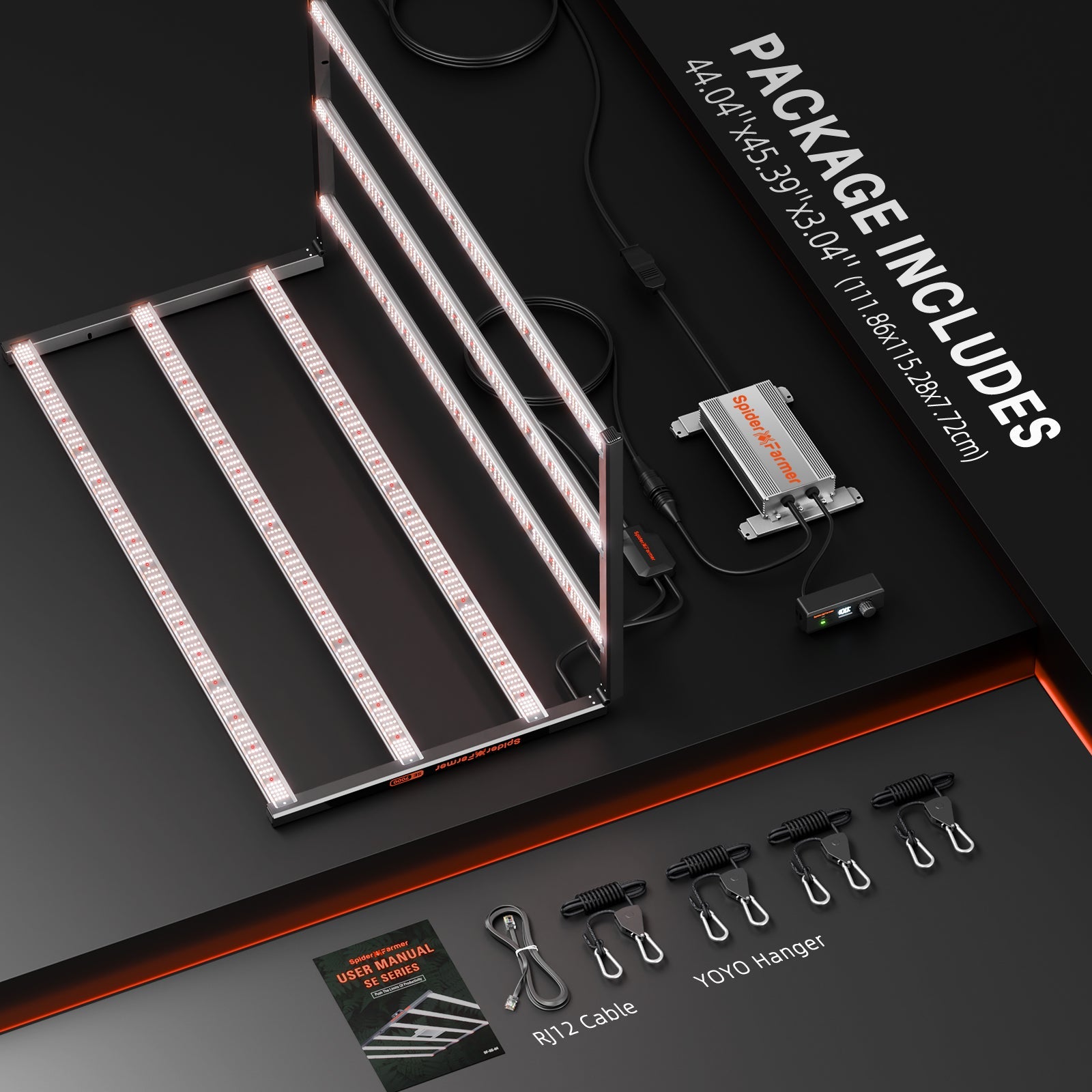 Spider Farmer®SE7000 730W Led Grow Light Bluetooth & WiFi Smart APP Control High Yields Commercial Lighting for 4x4FT/5x5FT - Green Thumb Depot