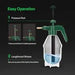 Vivosun 0.2 Gallon Handheld Garden Pump Sprayer (0.8L Green) - Green Thumb Depot