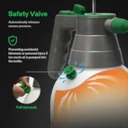 Vivosun 0.5Gal Handheld Garden Sprayer, 2L Pump Sprayer, 68 Oz Water Spray Bottle with Safety Valve - Green Thumb Depot