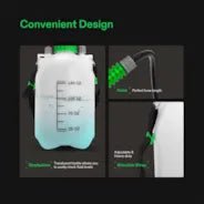 Vivosun 1 Gallon Pressure Sprayer 3 Water Nozzles with Adjustable Shoulder Strap - Green Thumb Depot