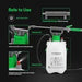 Vivosun 1 Gallon Pressure Sprayer 3 Water Nozzles with Adjustable Shoulder Strap - Green Thumb Depot
