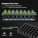 Vivosun 1 - Pack 40 - Cell Seed Starter Trays with 1 Set of LED Lights and 10"x20.75" Seedling Heat Mat - Green Thumb Depot