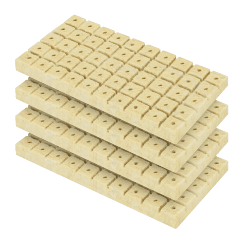 Vivosun 1" Rockwool Grow Cubes, 4 Sheets of 200 Plugs - Green Thumb Depot