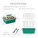 Vivosun 12 - Pack Seed Starter Trays, 144 - Cell Seed Starter Kit with Humidity Dome - Green Thumb Depot