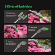 Vivosun 1.3 Gallon Pressure Sprayer 3 Water Nozzles with Adjustable Shoulder Strap - Green Thumb Depot