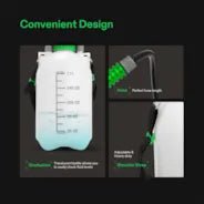 Vivosun 1.3 Gallon Pressure Sprayer 3 Water Nozzles with Adjustable Shoulder Strap - Green Thumb Depot